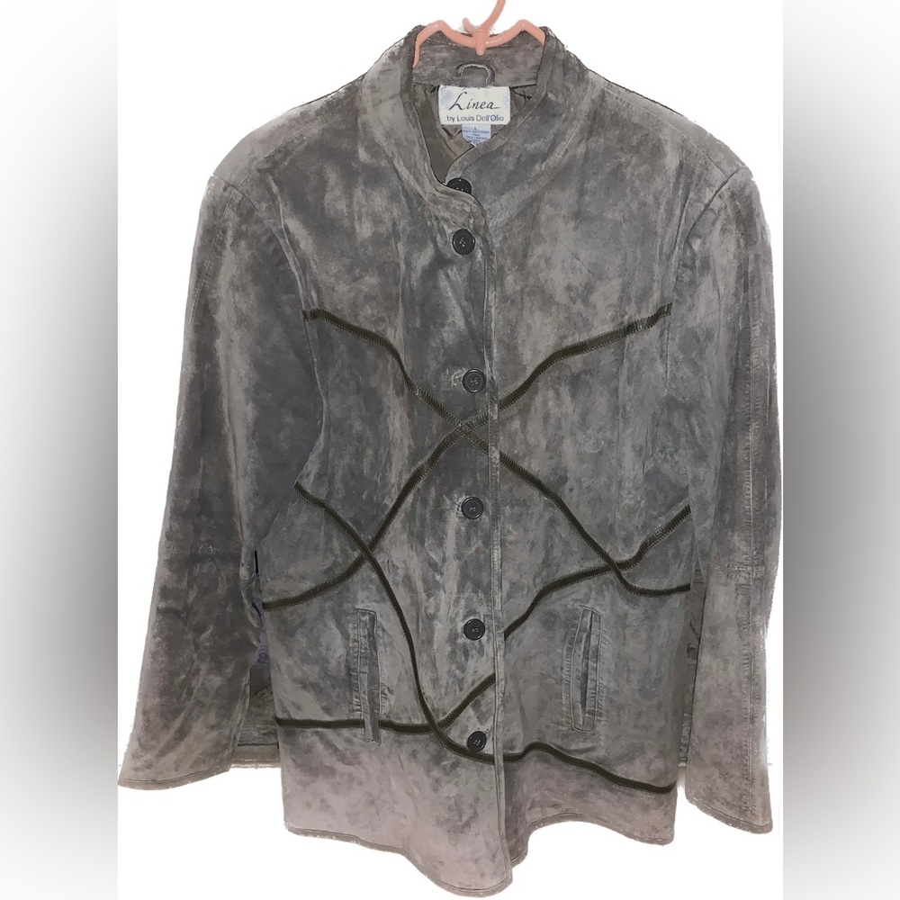 Suede grey jacket Linea by Louis